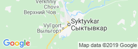 Syktyvkar map